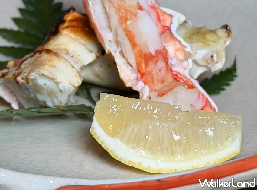 ▲燒物「烤鱈場蟹」展現料理長對火候的精準掌握，完美鎖住蟹肉的彈性與鮮甜肉汁