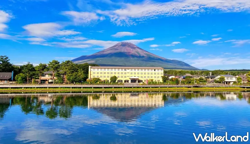 ▲「富士松之湯飯店」以能零死角視野欣賞富士山之姿，獲得樂天旅遊富士山景觀人氣溫泉旅館第三名肯定