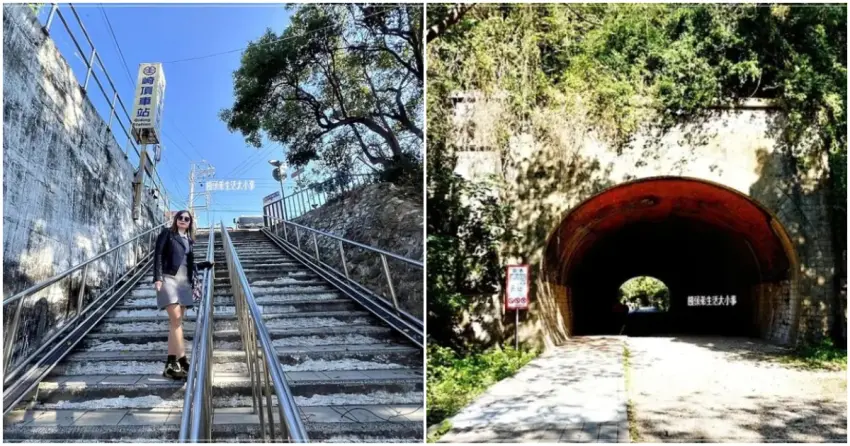 ▲崎頂車站周邊的電影級場景，神似《你的名字》的浪漫長階梯，以及宛如《神隱少女》世界的子母隧道，皆是粉絲必朝聖的打卡熱點。