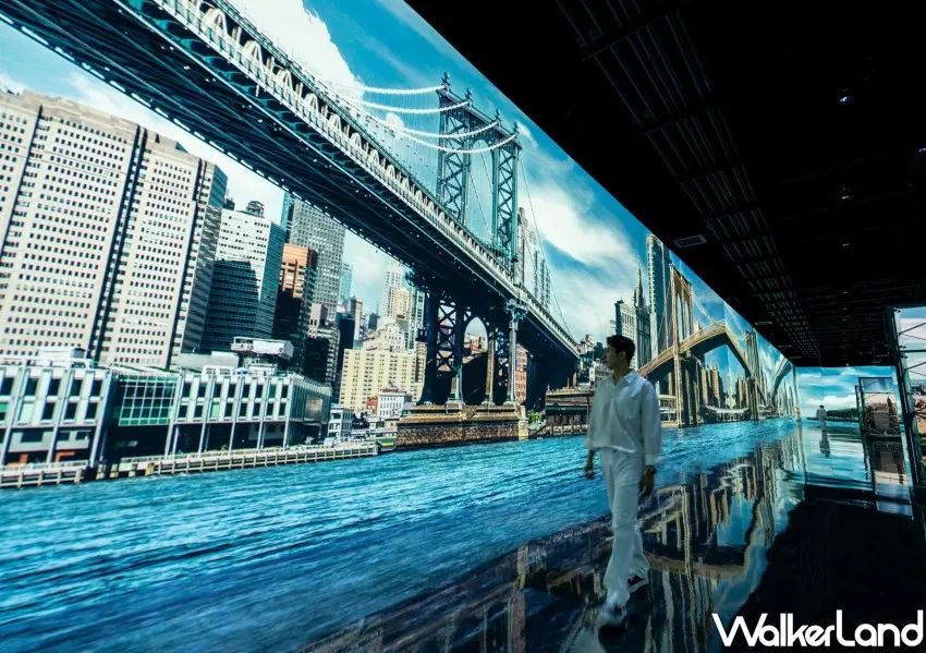 ▲LaLaport高雄「沉浸式光影ARTE MUSEUM」成為民眾日常生活能輕鬆接觸藝術的入口。