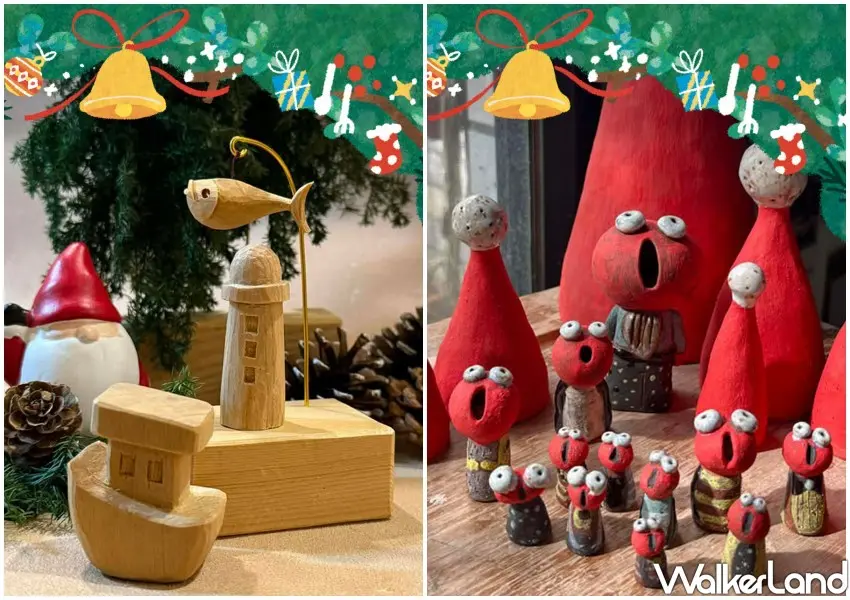 ▲台北好好拾貳 聖誕市集從陶器、木作、金工到香氣選物都能一次網羅。