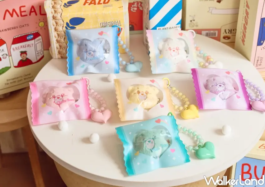 ▲威秀影城 Care Bears 糖果包裝髮夾吊飾一件多用，限定款成為收藏亮點。