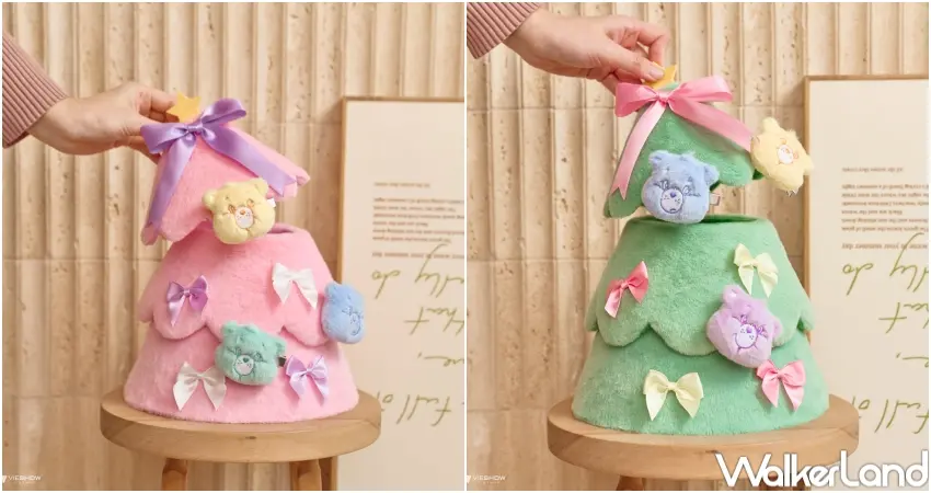 ▲威秀影城 Care Bears 蝴蝶結聖誕樹置物盒兼具擺飾與收納功能。