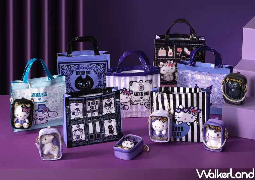 ▲ANNA SUI X三麗鷗聯名商品於7-ELEVEN登場，融合哥德美學與角色魅力。