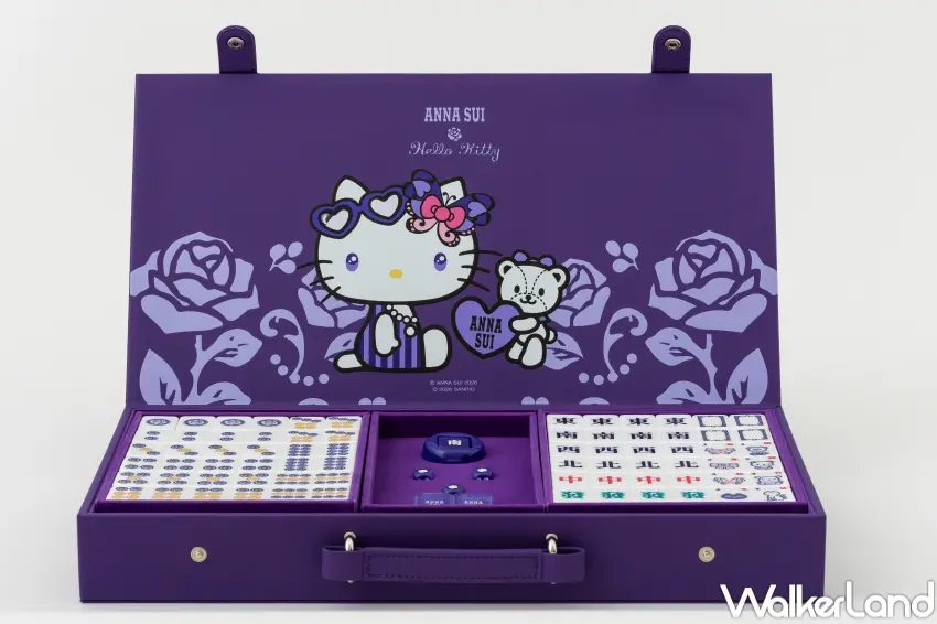 ▲7-ELEVEN販售ANNA SUI X三麗鷗水晶麻將，為居家聚會增添話題。