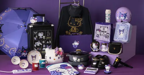 暗黑酷洛米必買！7-11聯名ANNA SUI 三麗鷗25款周邊開賣，行李箱 Kitty麻將必收。