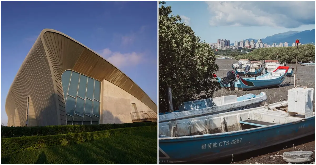 沿著左岸去散步！八里一日遊，從渡船頭老街一路玩到十三行，絕美夕陽必收藏。