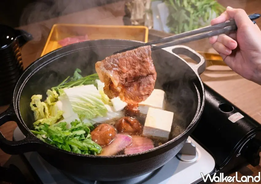 ▲六本松壽喜燒開幕期間推出入店招待A5和牛，跨年夜再加碼推出和牛放題。