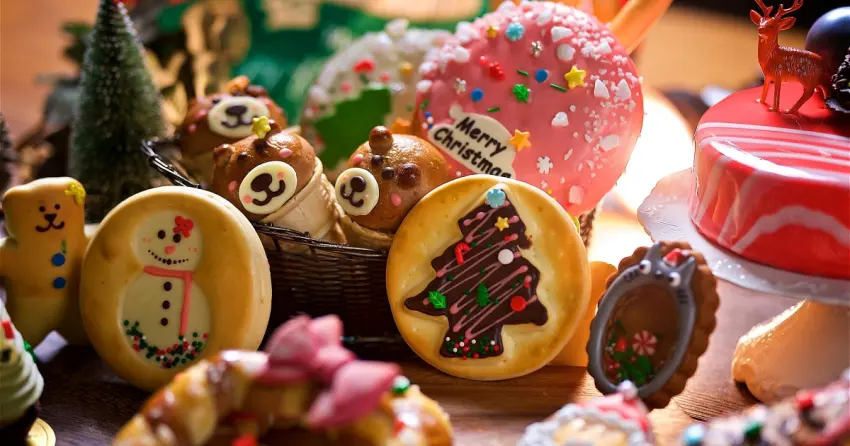 2025台北聖誕甜點地圖！神旺普諾擬真石斑、國賓黑巧莓果乳酪，極致美味對決。 