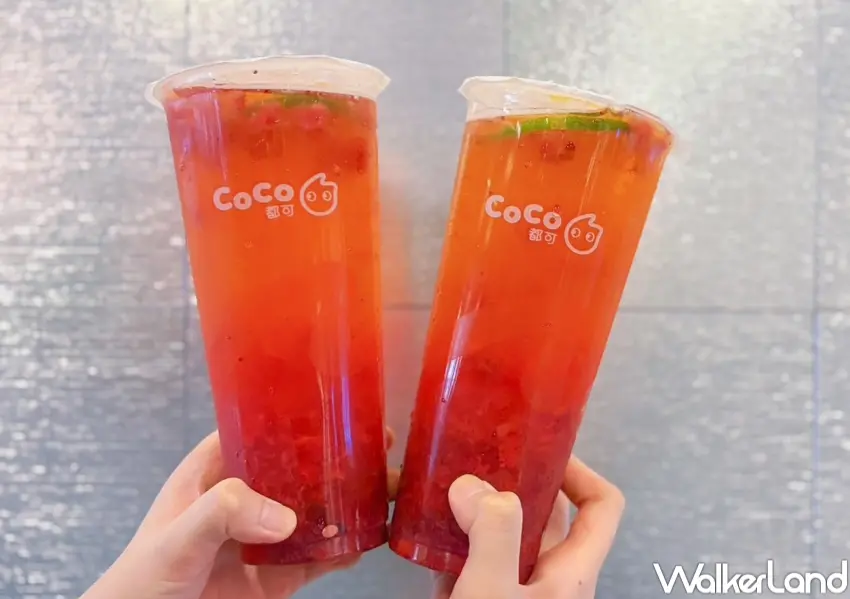 ▲CoCo都可在聖誕節推出莓好雙果茶好友日買一送一，2杯75元成為節慶飲品選項。