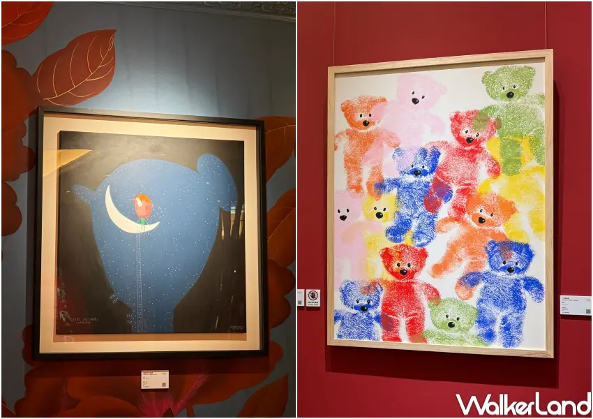 ▲信義區Dream Plaza免費展覽《造夢之旅》一次展出西班牙、義大利、英國與台灣4位藝術家。(攝影:鄭亦庭)