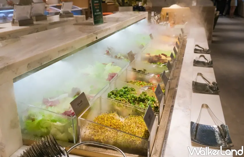 ▲果然匯台北新光站前店占地約260坪,規劃312席座位,打造寬敞舒適的蔬食Buffet空間。(攝影:張人尹)