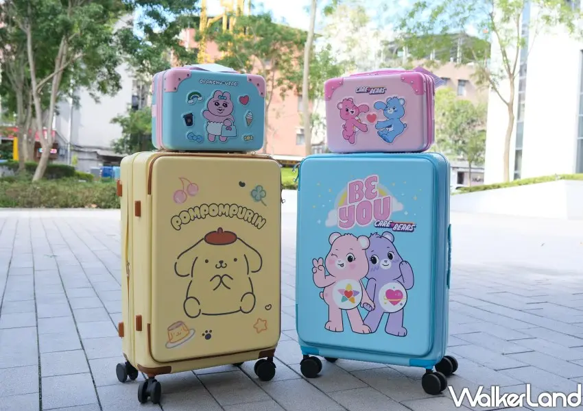 ▲全家福箱有布丁狗、褲褲兔等選擇，超實用。(攝影：鄭雅之)