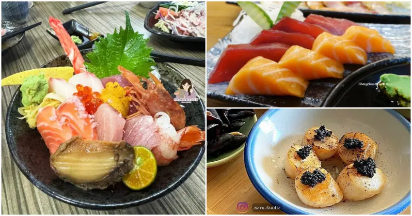 ▲來到基隆，怎麼能不品嚐這滿滿海味！無論是市場裡厚實的生魚片、份量豪邁的海鮮丼，還是港邊香氣四溢的炙燒干貝，這座城市絕對能滿足海鮮控挑惕的胃！