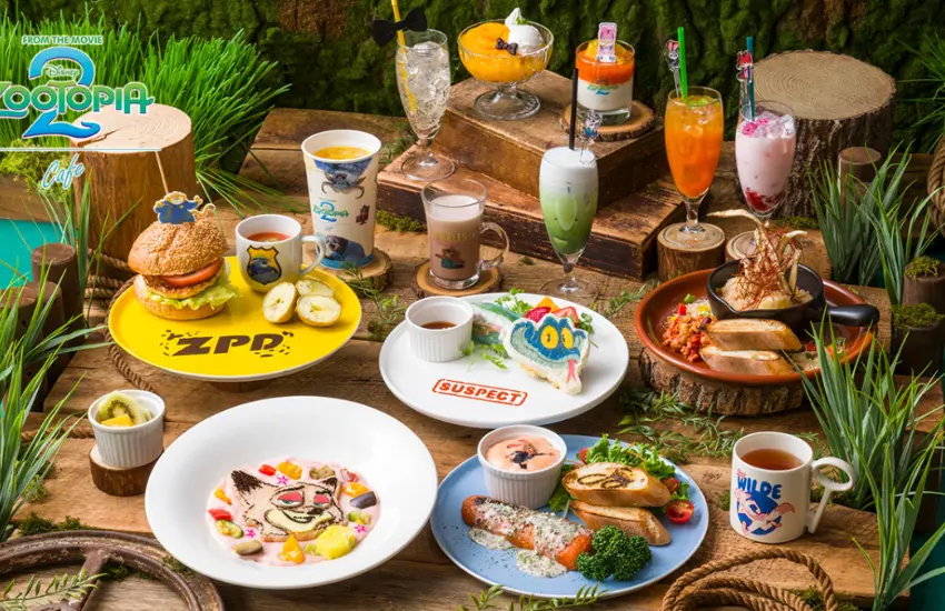 ▲日本在東京、大阪、愛知三大城市同步開設「動物方城市2 OH MY CAFE」期間限定主題咖啡廳。