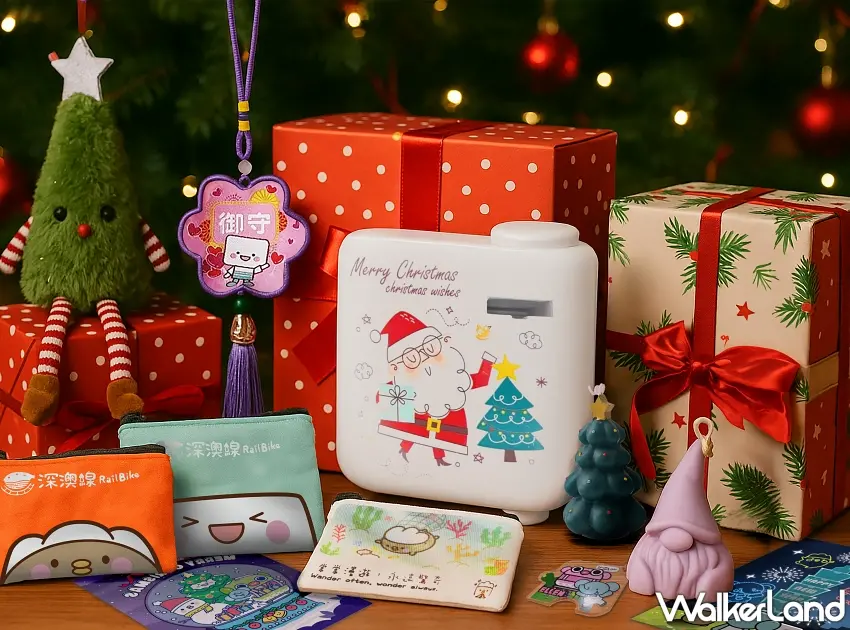 ▲「深澳歡樂卡」驚喜滿滿,香氛蠟燭、耶誕投影燈、毛絨小樹玩偶與深澳限定周邊,為遊客送上暖心節慶好禮