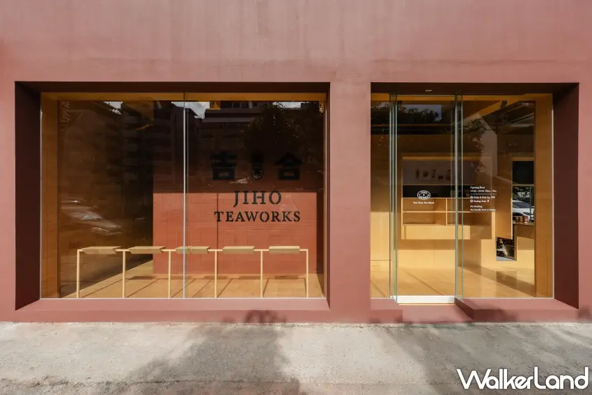 ▲「吉合製茶台中大和創始店」由水色設計操刀。(吉合製茶提供)