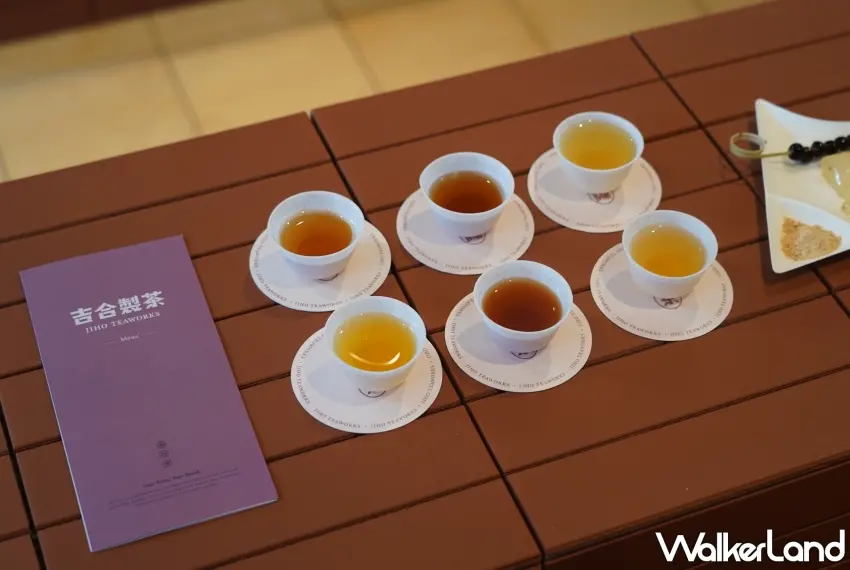 ▲6款純茶為基底，打造超過40種層次風味。（攝影：楊婷雅）