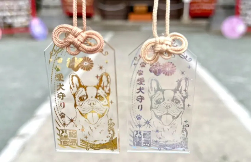 ▲金銀色法鬥的御守也非常有特色。