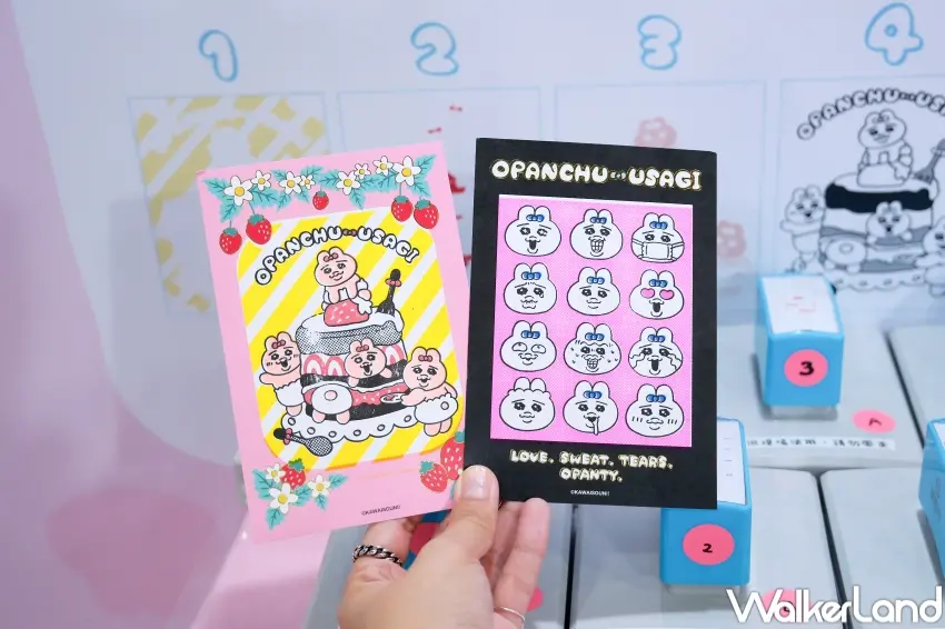 ▲褲褲兔快閃店推出多款限定周邊與集章收藏體驗（攝影：張人尹）