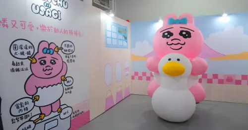 褲褲兔快閃店在華山！褲褲兔貓咪打卡點 褲褲兔造型雞蛋糕，限定周邊免費送。