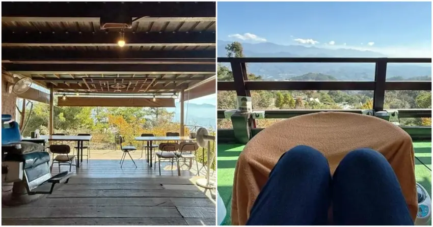 ▲「鍾鼎山林」以遼闊舒心的山嵐美景著稱，記得體驗獨特的老薑蒸氣足浴，絕對是冬日最奢侈的幸福時刻。