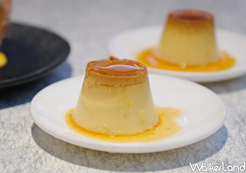 ▲波麗路西餐廳經典甜點「雞蛋布丁」。(攝影：鄭雅之)