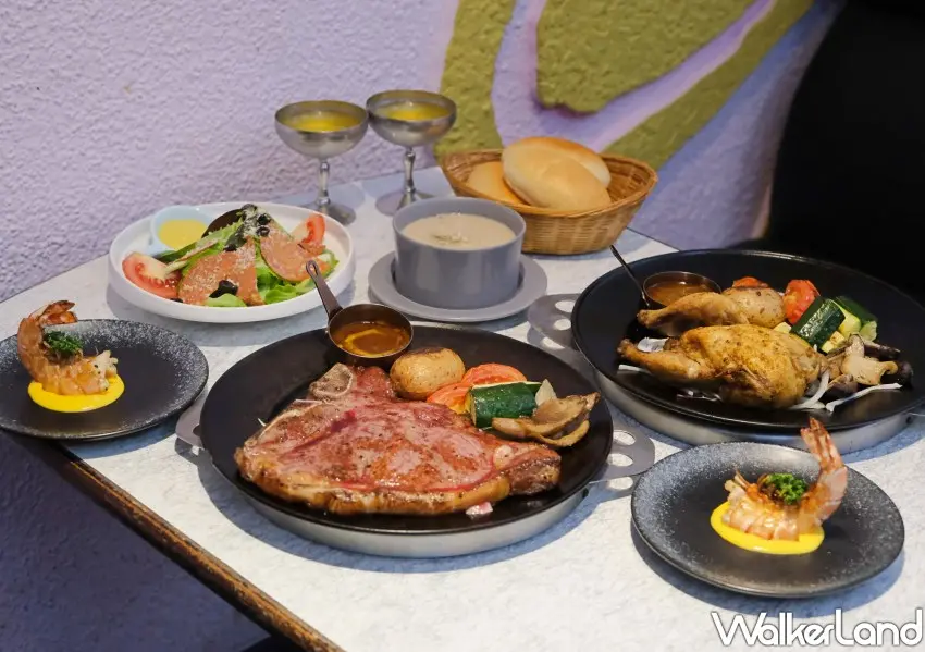 ▲波麗路西餐廳聖誕雙人套餐共計10道。(攝影：鄭雅之)