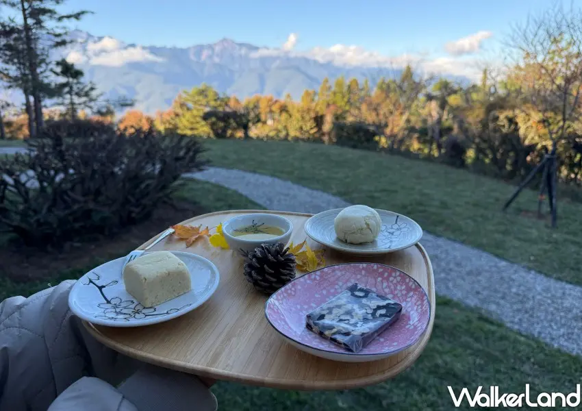 ▲雄獅旅遊獨家包場前往全新整修12/25才正式開幕的「福壽山莊」品茶、眺望遠處群山。(攝影：鄭雅之)