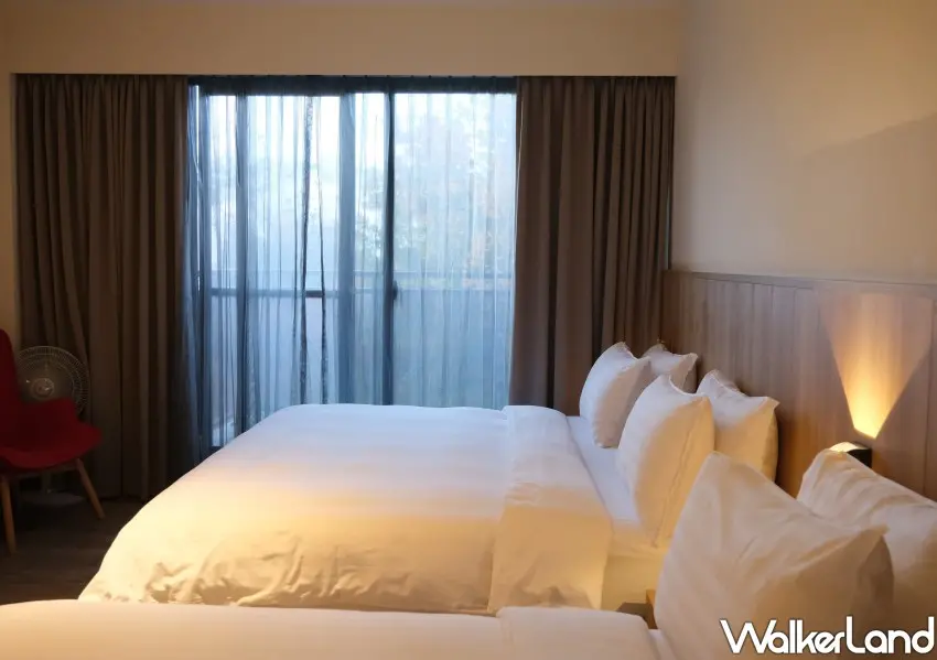 ▲福壽山農場國民賓館11年落成11月，有62間房、每間房間都有陽台。(攝影：鄭雅之)