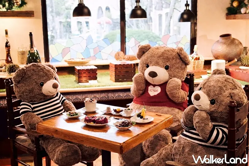 ▲一泊二食專案可預訂主題晚餐「萌熊餐桌」，以限定料理結合主廚私房風味，打造冬季最暖心的圍爐時刻。圖／花蓮理想大地渡假飯店提供；窩客島整理