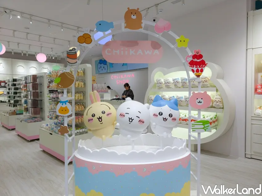 ▲吉伊卡哇台北常設店開幕首3週採全預約制，粉絲需透過0percent官方LINE領取整理券入場。（攝影：張人尹）