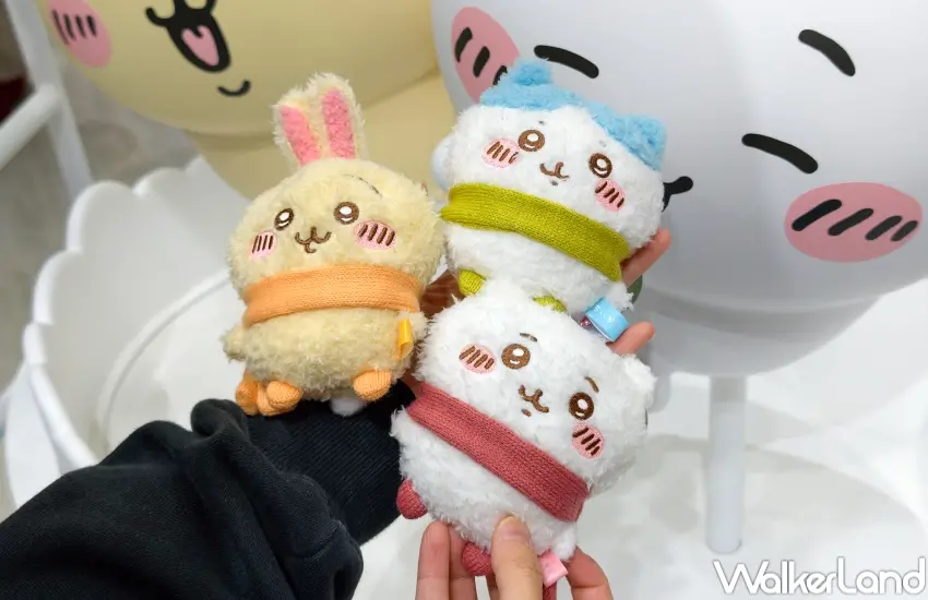 ▲從達摩造型、招財貓到雪人與圍巾系列，吉伊卡哇多款冬季與人氣再販商品在門市完整呈現。（攝影：張人尹）