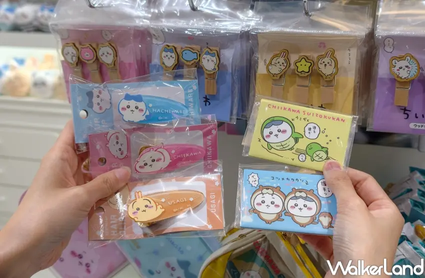 ▲看更多吉伊卡哇台北常設店必買推薦，髮夾與磁鐵。（攝影：張人尹）