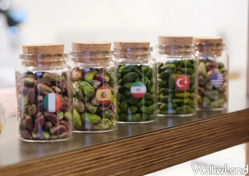 ▲Double V推出五大單一產區開心果義式冰淇淋。