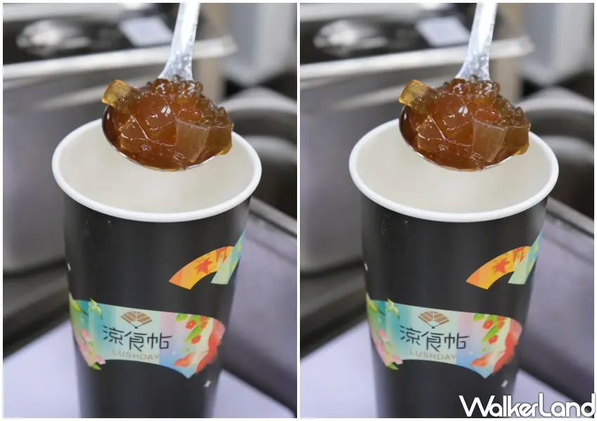 ▲「涼食帖」將咀嚼系小涼糕正式加入飲品中，打造全新「涼菓予茶」系列。(攝影：鄭雅之)