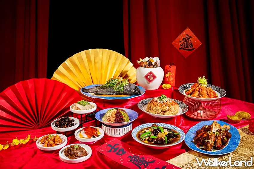 ▲金馬迎春」為主題，推出「新春年菜套組」常溫年菜，海陸盛宴8人份8道佳餚早鳥價10,105元 / 圖：台北凱達大飯店提供