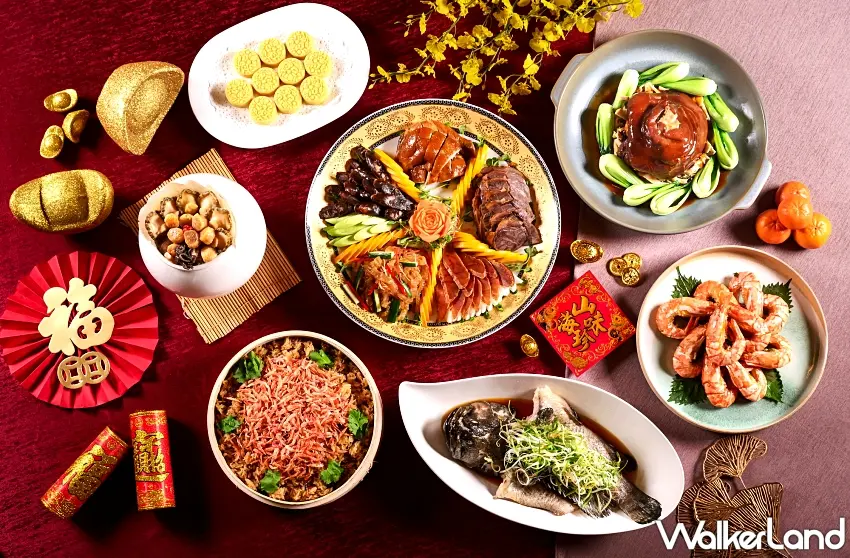 ▲台北天成大飯店「六合同春欣欣向榮」常溫外帶年菜每套8,888元 / 圖：台北天成大飯店提供