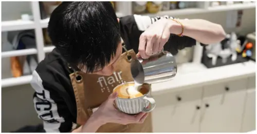 台中特色咖啡廳推薦！Flair視障咖啡 喝一杯咖啡點亮視障咖啡師的未來，最溫暖的南屯咖啡館。