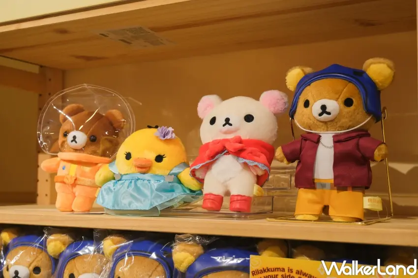 ▲ONLY in Taiwan拉拉熊限定商品一次集結,從生活用品到收藏周邊都能入手。(攝影:張人尹)
