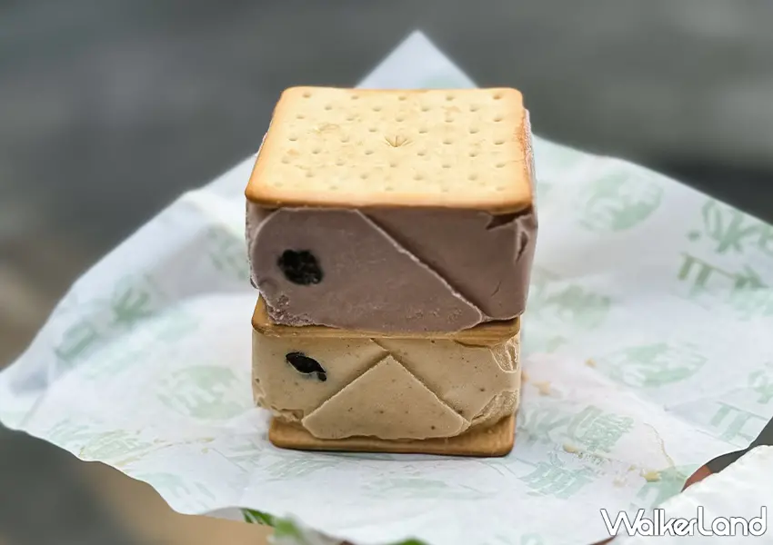 ▲南投人氣冰店推薦！正典牛乳大王 中興新村必吃美食，35元三明治冰磚太狂、一顆就超飽。