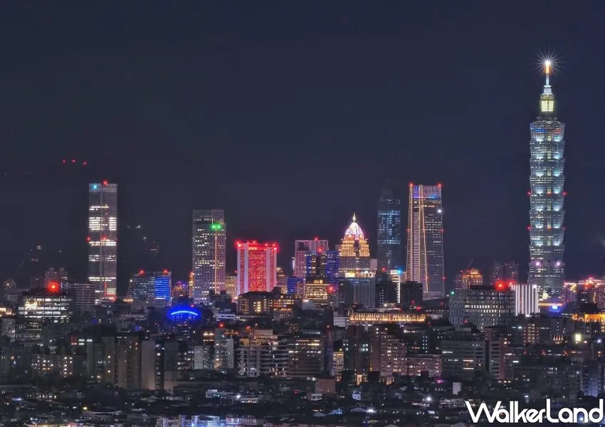 ▲圓山風景區森林方舟觀景平台亦能看見台北101。