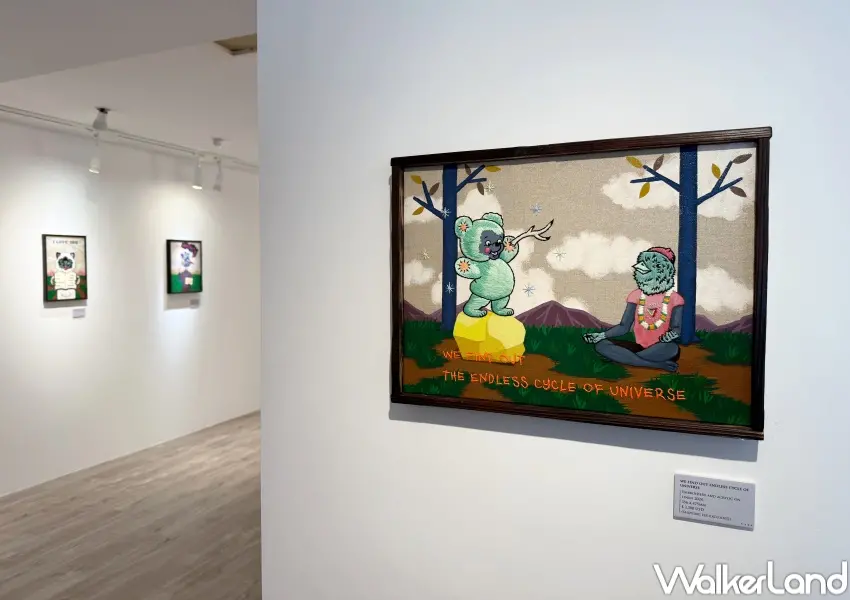 ▲台北展覽免費參觀！高木耕一郎台北個展離捷運南京復興站、中山國中站，步行都不到10分鐘就能到。(攝影：鄭亦庭)