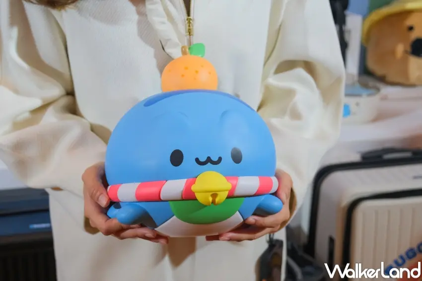 ▲499元角色限定折疊收納櫃與公仔存錢筒組合，兼顧收納與收藏價值。（攝影：張人尹）