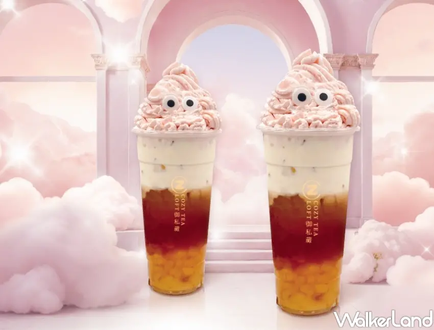 ▲COZY TEA 御私藏大巨蛋店推出「大藝術家」限定飲,呼應Jolin跨年演唱會話題。