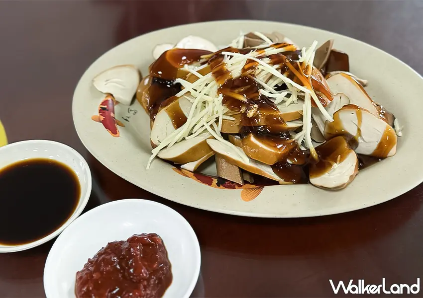 ▲新竹客家美食推薦！黃梨園點心店 內行人都吃這間，大份量煙腸、薑絲大腸必點（攝影：蕭芷琳）