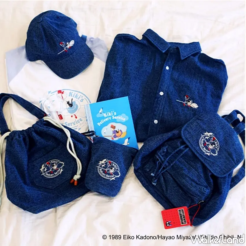 ▲新品韓國原創魔女宅急便牛仔布系列商品1月上市，牛仔布簡約好搭，每種商品都讓人心動不已。圖／橡子共和國提供；窩客島整理