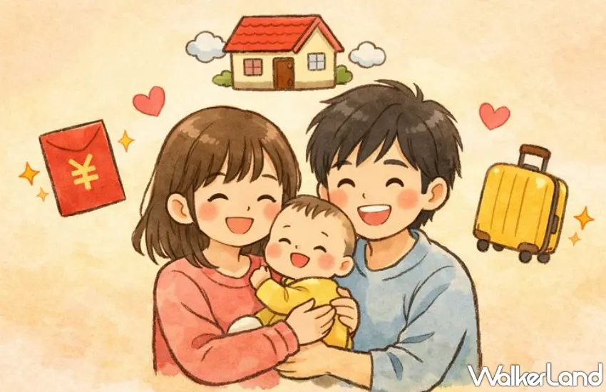 ▲2026新制懶人包：生一胎領10萬、平日國旅現省2000元，租屋補貼加碼全攻略