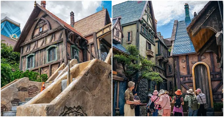 ▲歐樂沃築夢城堡規劃了多個特色主題園區，不妨安排 2-3 小時慢慢走逛，盡情探索夢幻的歐風景色。