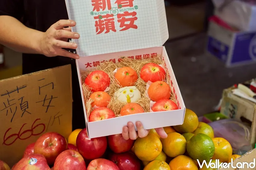 ▲點點心以水果箱包裝概念延伸,讓造型蒸包禮盒更具辨識度。